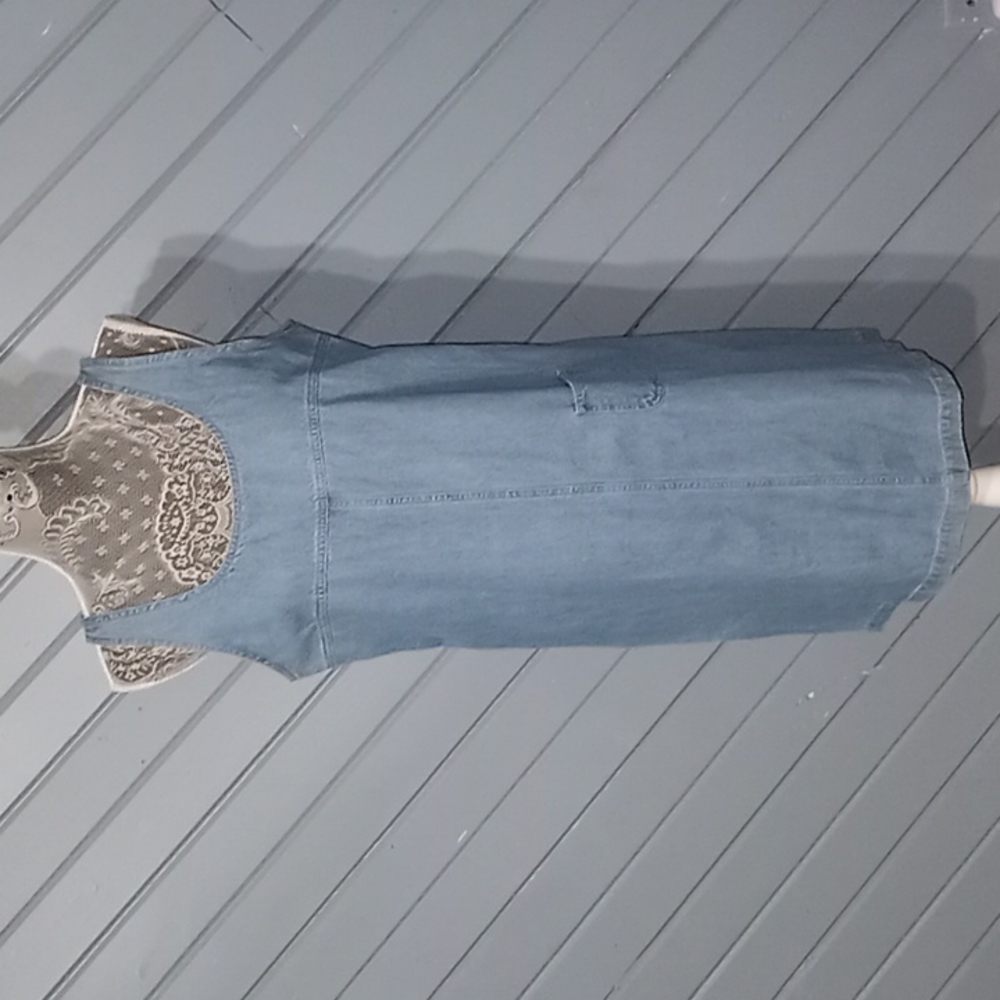 Vintage 90's Sostanza Contemporary Apparel lightweight jean shift dress
